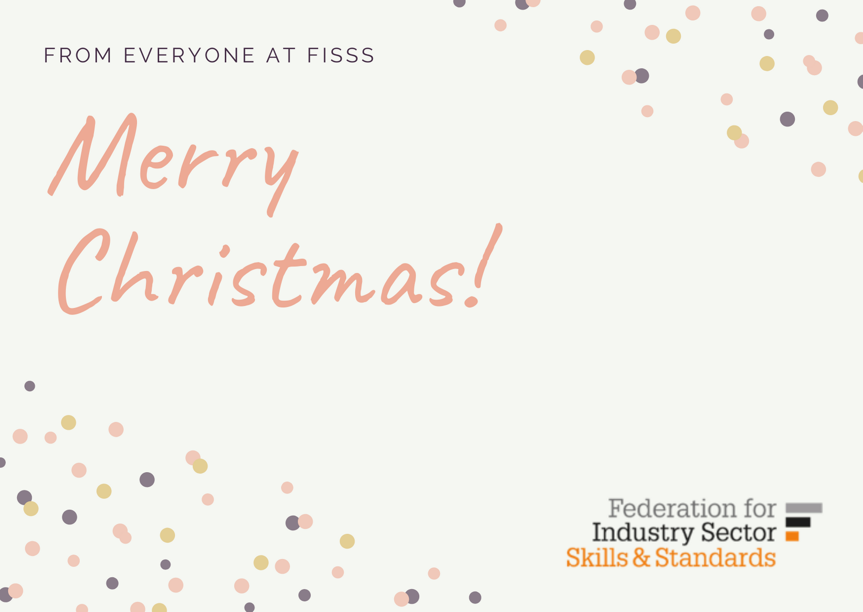 Merry Christmas from the team at FISSS